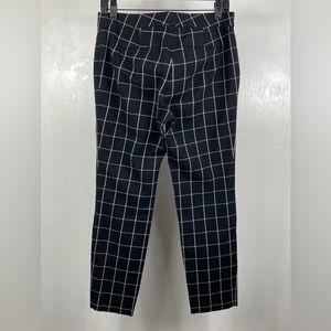 New Lauren Ralph Black Plaid Pants, size 12